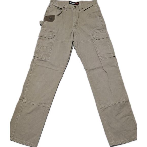 Wrangler RIGGS Workwear Ranger Pants 103W060BR Brown 31x34 Ripstop Cargo Utility - Picture 1 of 11